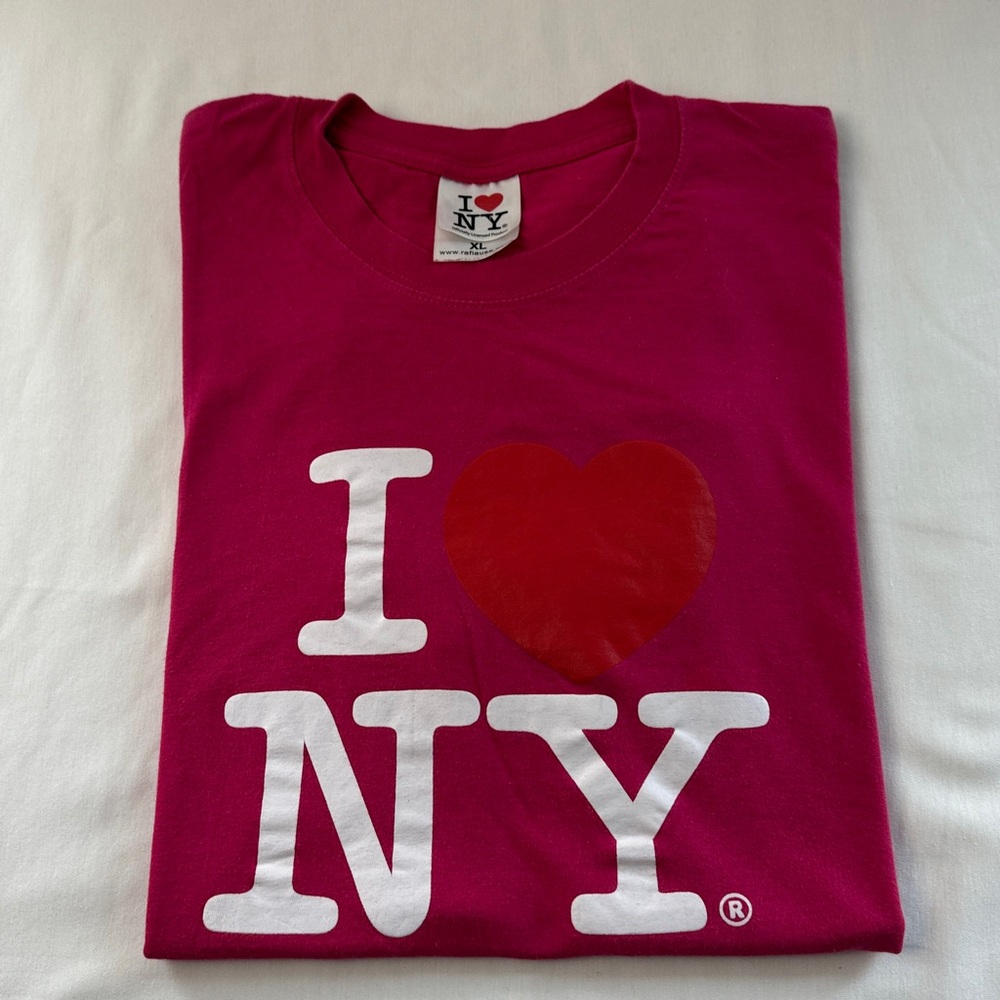 I Love NY Pink men T-shirt